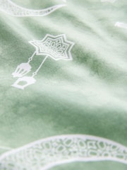 Sage Green Womens Eid Matching Family Pyjamas Set - Image 10 of 10