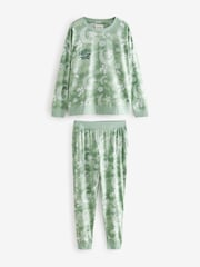Sage Green Womens Eid Matching Family Pyjamas Set - Image 6 of 10