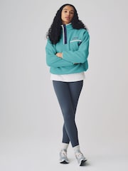 Синий - Columbia Helvetia 1/2 Snap Black Fleece - Image 2 of 5