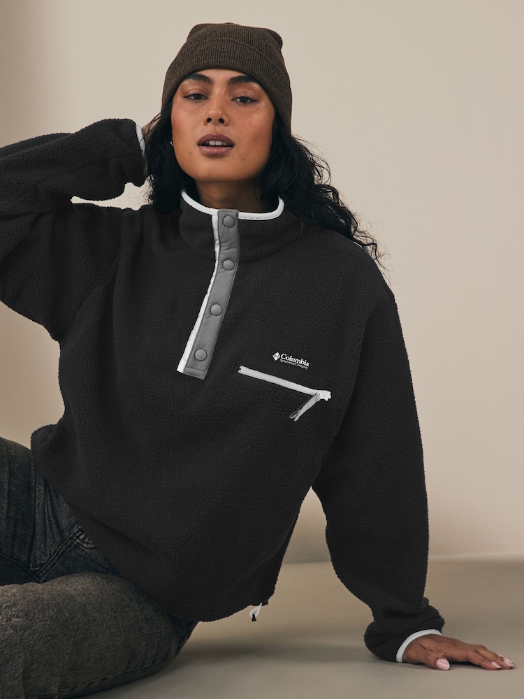 Columbia Helvetia 1/2 Snap Black Fleece - Image 1 of 5