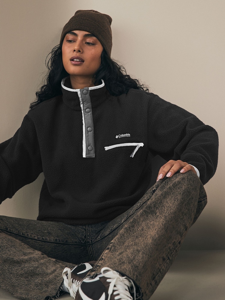 Columbia Helvetia 1/2 Snap Black Fleece - Image 2 of 5