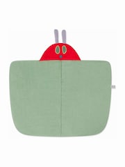MORI Green Very Hungry Caterpillar 100% Cotton Hooded Toddler Towel - Image 3 of 4