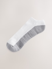 White/Greys 10 Pack Cushioned Trainers Socks - Image 3 of 13