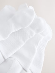 White Active Cushioned Sports Trainer Socks 4 Pack - Image 8 of 9
