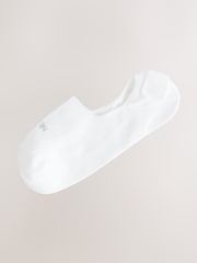 White Signature Modal Invisible Trainer Socks 4 Pack - Image 2 of 4