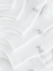 White Signature Modal Invisible Trainer Socks 4 Pack - Image 4 of 4