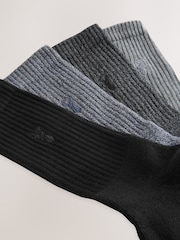 Grey Stag Embroidered Heavyweight Socks 4 Pack - Image 7 of 8