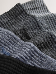 Grey Stag Embroidered Heavyweight Socks 4 Pack - Image 8 of 8