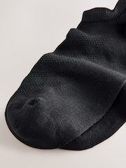 Black Active Low Rise Trainers Socks 10 Pack - Image 3 of 4