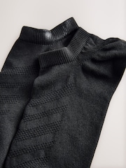 Black Active Low Rise Trainers Socks 10 Pack - Image 4 of 4