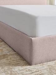 Tweedy Plain Blush Pink Matson Ottoman Storage Bed Frame - Image 9 of 12
