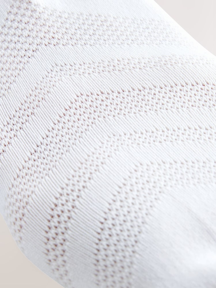 White Active Low Rise Trainers Socks 10 Pack - Image 5 of 5