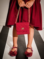 Monsoon Pink Vallie Velvet Sequin Swing Dress - Image 4 of 5