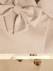 Monsoon Brown Bow Collar Coat - Image 4 of 4