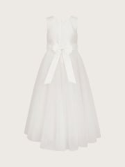 Monsoon White Bernadette Tulle Maxi Dress - Image 2 of 3