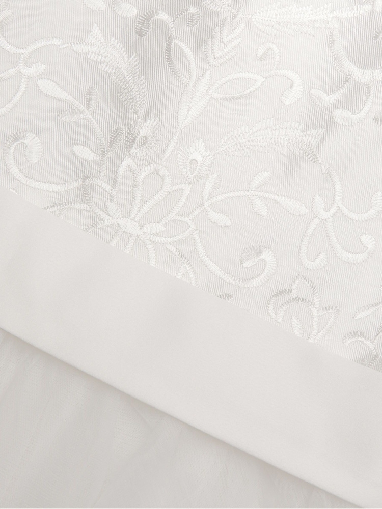 Monsoon White Bernadette Tulle Maxi Dress - Image 3 of 3