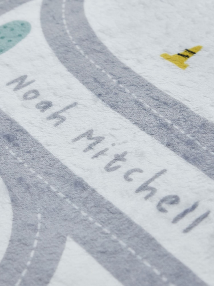 Personalised Road Map Fleece Blanket by My 1st Years - Image 2 of 4