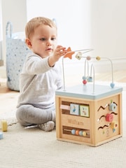 Personalised Peter Rabbit Wooden Activity Cube Toy by My 1st Years - Image 1 of 5