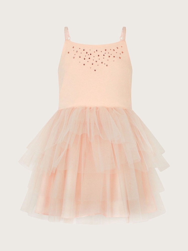 Monsoon Pink Tutu Tulle Dress - Image 1 of 2