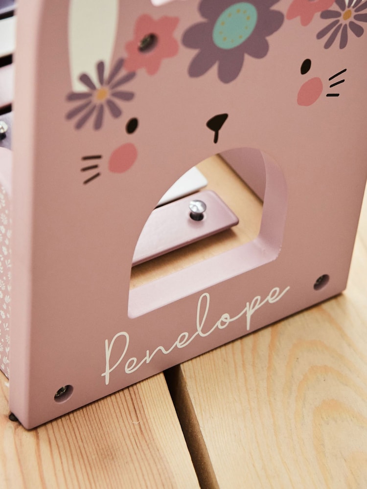 Personalised Bunny Xylophone & Drop Box Wodden Toy by My 1st Years - Image 2 of 5