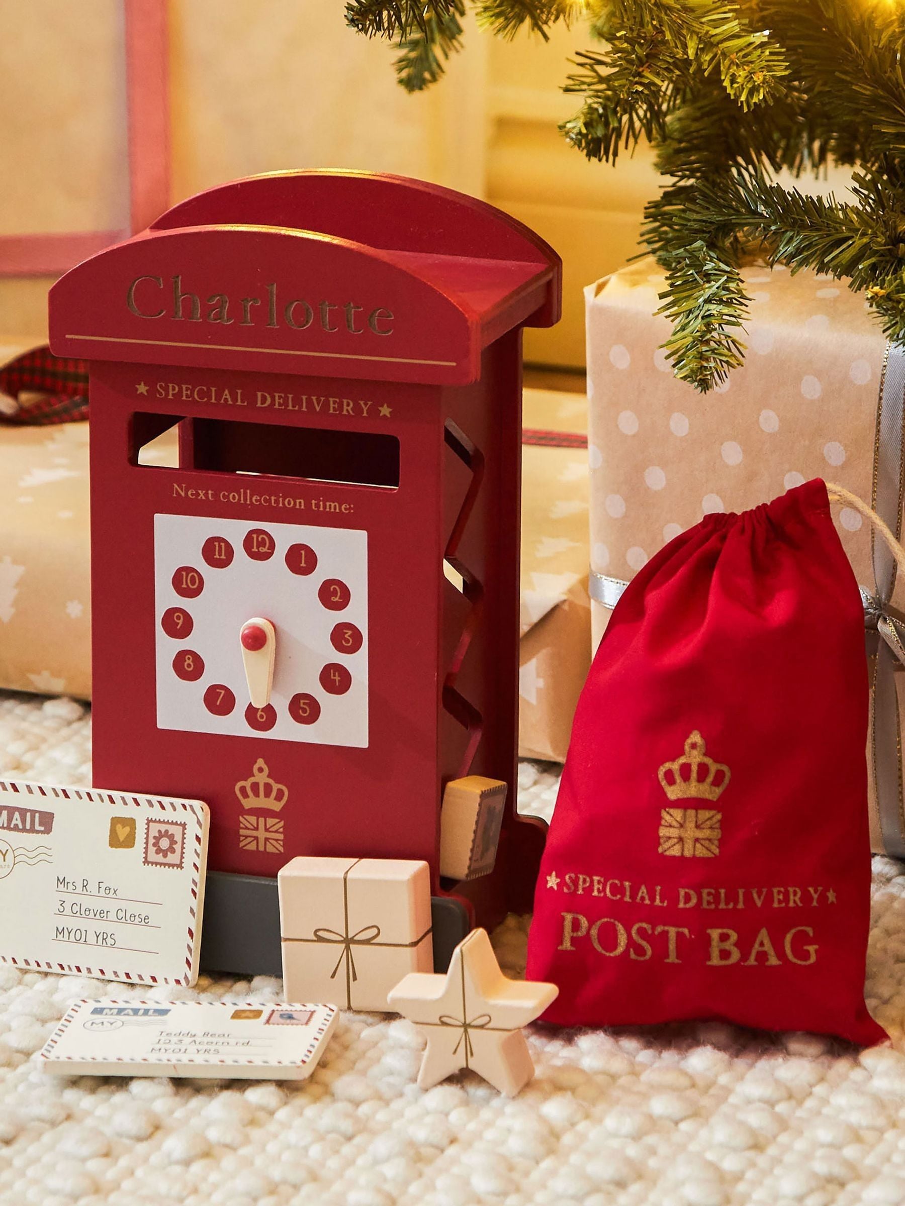 Buy Personalised Wooden Post Box Sorter Toy by My 1st Years from