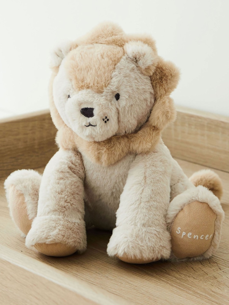 Personalised Lion Plush Toy by My 1st Years - Image 1 of 5
