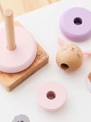 Personalised Wooden Bunny Stacker Toy by My 1st Years - Image 3 of 4