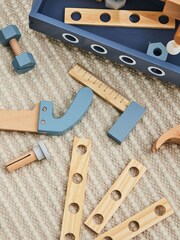 Personalised Wooden Tool Bench Play Set by My 1st Years - Image 3 of 5