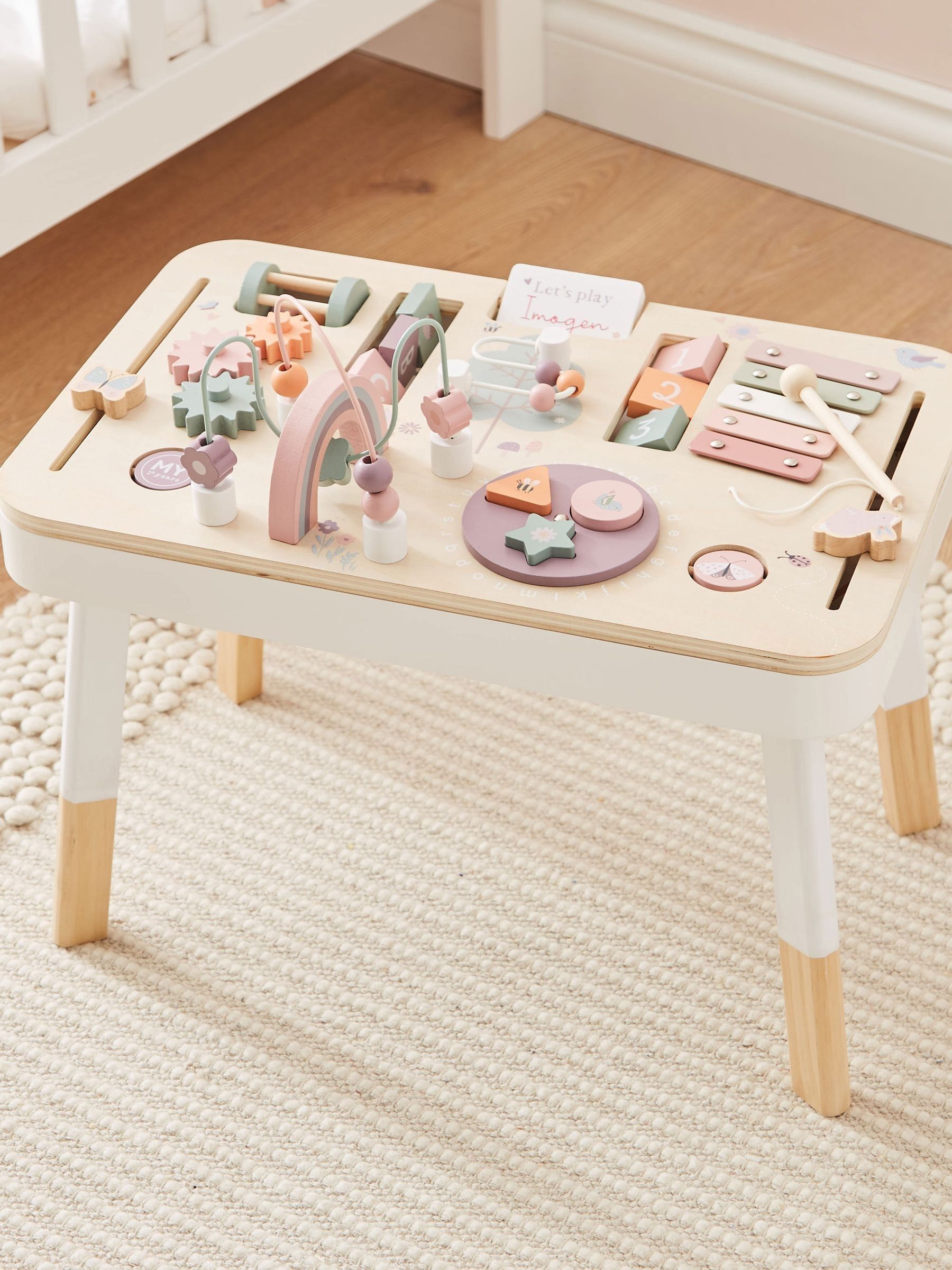 Wooden activity table cheap