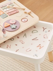 Personalised Pink Wooden Children's Activity Table by My 1st Years - Image 3 of 5
