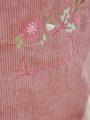 Personalised Large Floral Print Leaf Pink Storage Bag by My 1st Years - Image 2 of 4