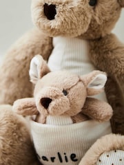Personalised Kangaroo and Baby Soft Toy Set by My 1st Years - Image 3 of 6