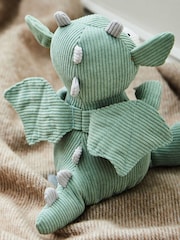 Personalised Green Corduroy Dragon Soft Toy by My 1st Years - Image 4 of 5