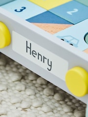 Personalised Blue Car Push-Along Activity Walker by My 1st Years - Image 2 of 4