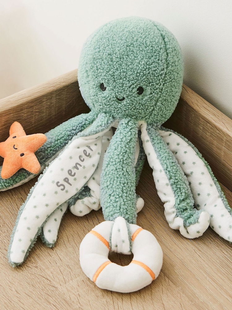 Personalised Octopus Plush Toy by My 1st Years - Image 1 of 5