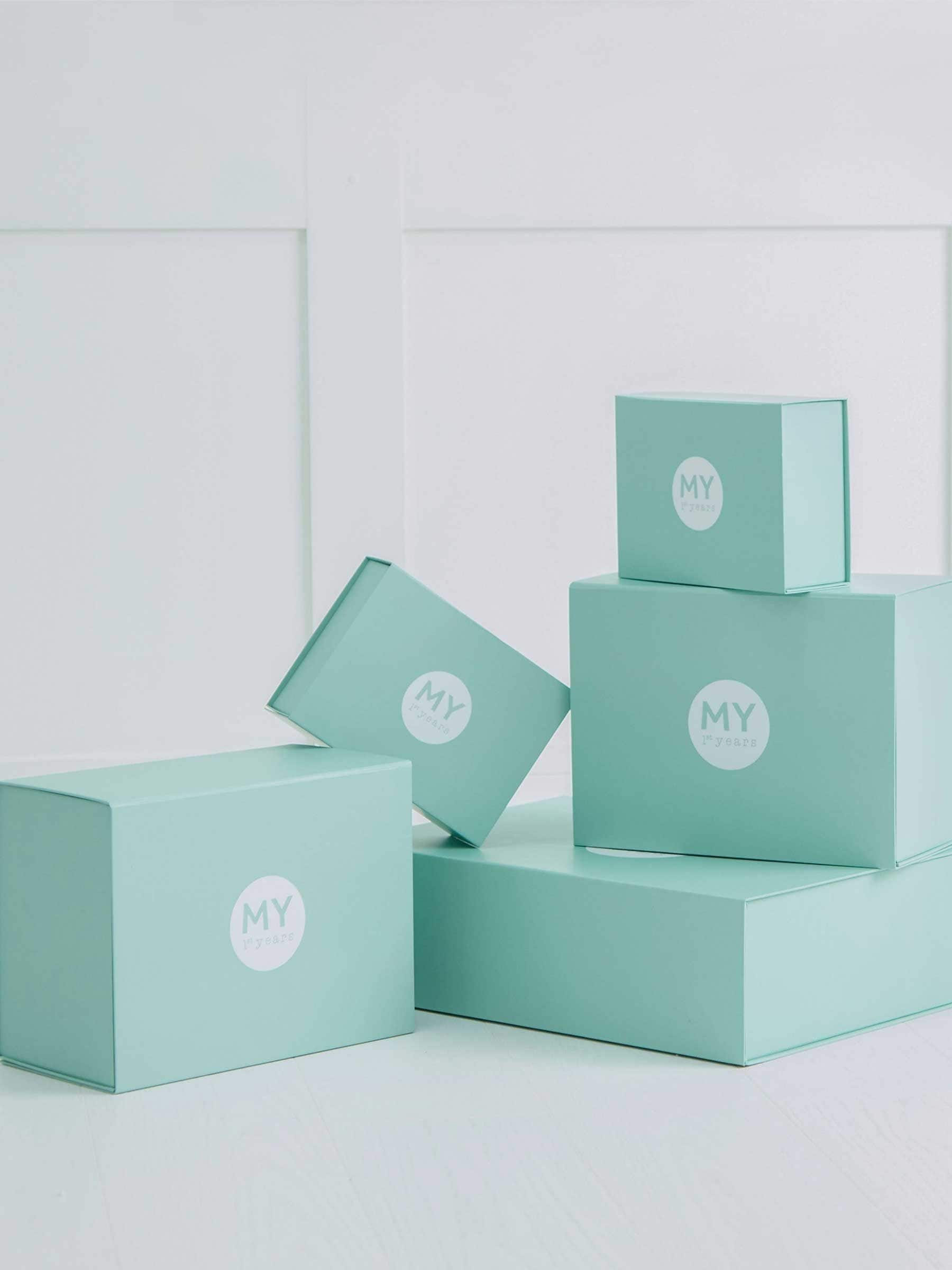 Buy Personalised White Floral Print Wreath Toy Box by My 1st Years from the Next UK online shop