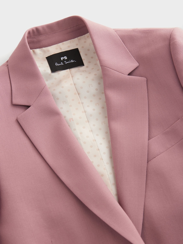 PS Paul Smith Purple Tailored Blazer - Image 8 of 9