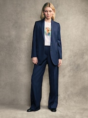 PS Paul Smith Dark Blue Tailored Trousers - Slika 3 iz 7