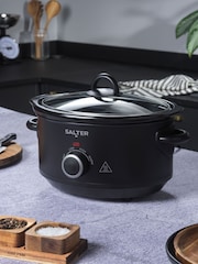 Salter Black Kuro 3.5L Slow Cooker - Image 1 of 6