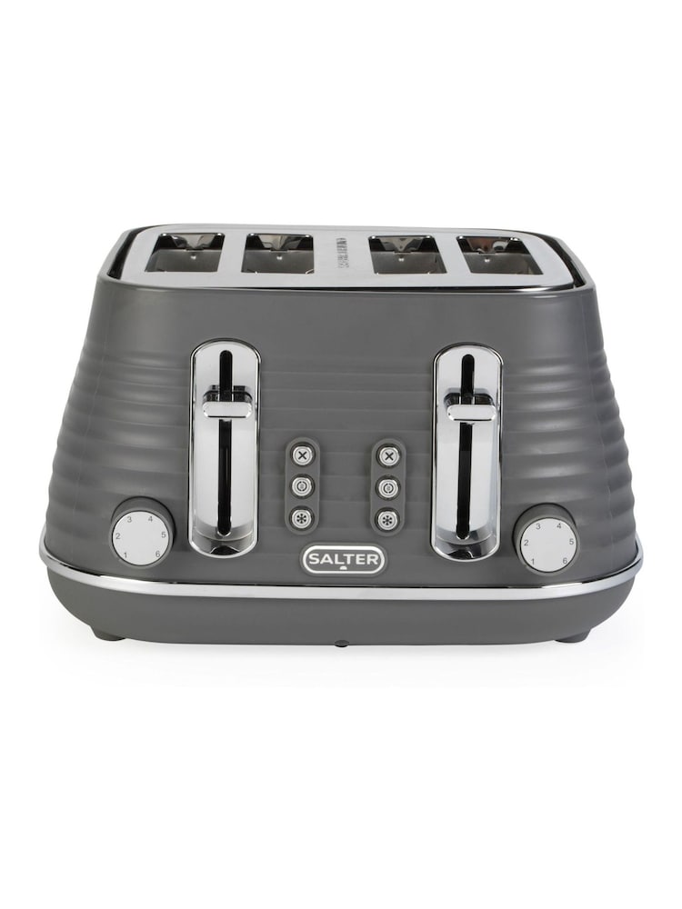 Salter Grey Ripple Toaster - Image 5 of 5
