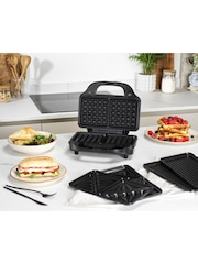Salter Black Kuro 3 in 1 Snack Maker - Image 4 of 6