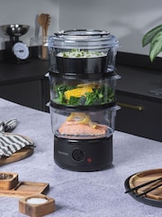 Salter Black Kuro Food Steamer - Image 1 of 6