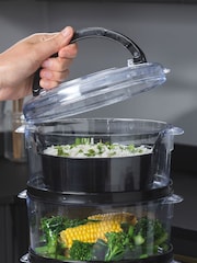Salter Black Kuro Food Steamer - Image 3 of 6