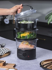 Salter Black Kuro Food Steamer - Image 4 of 6