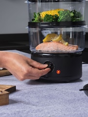 Salter Black Kuro Food Steamer - Image 5 of 6