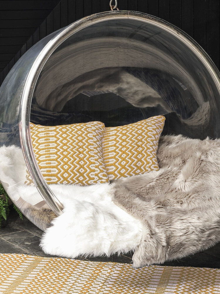 Asiatic Rugs Yellow Halsey Cushion - Image 1 of 4