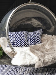 Asiatic Rugs Blue Halsey Cushion - Image 1 of 3