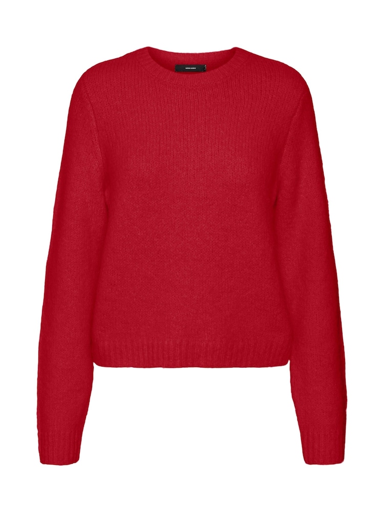 VERO MODA Red Long Sleeves Round Neck Jumper - Image 6 of 6