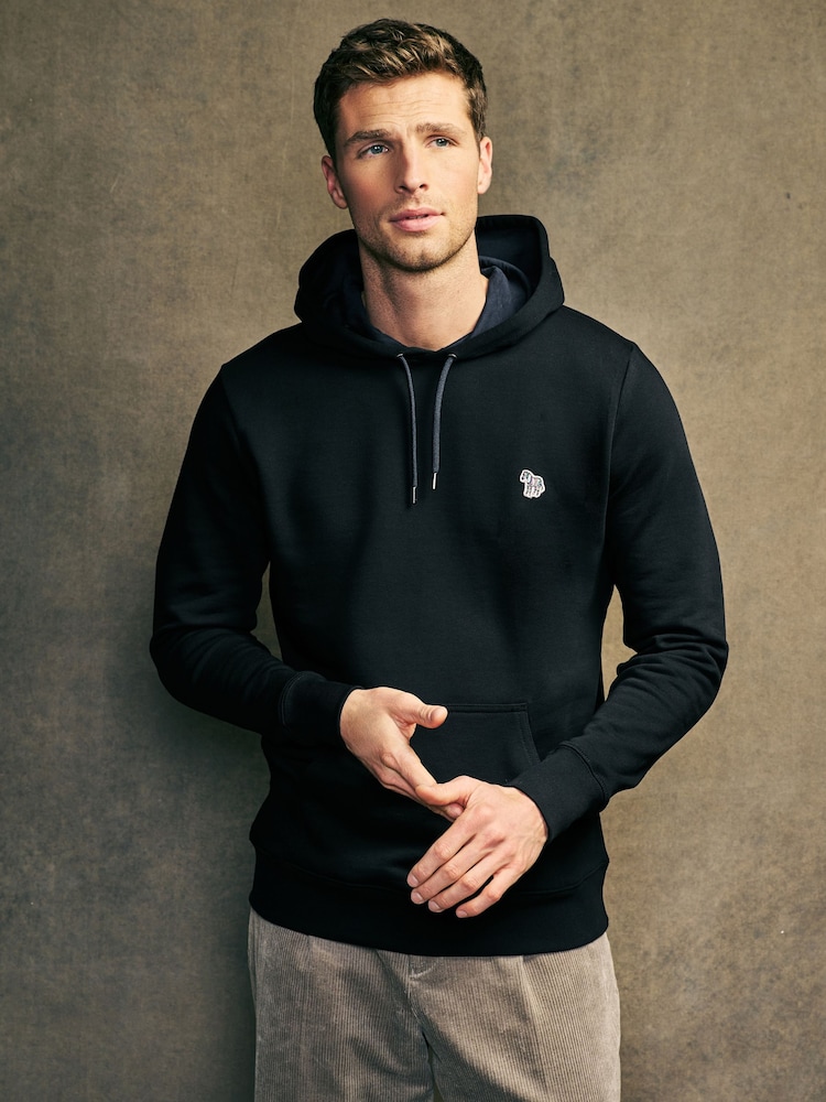 PS Paul Smith Zebra Print Logo Hoodie - Image 1 of 10