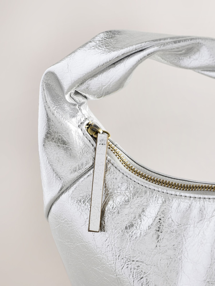 Rockett St George Silver Croissant Bag - Image 4 of 4